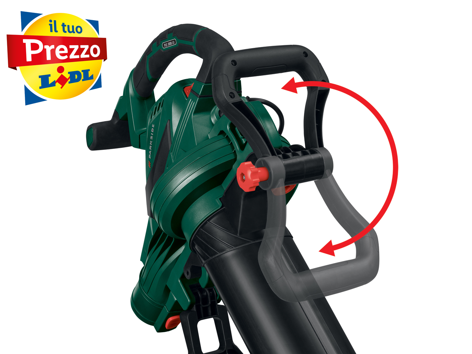 Soffiatore, aspiratore, trituratore per foglie Parkside, prezzo 39.99 € ...