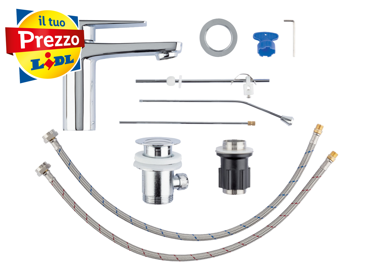 Miscelatore per bagno Livarno, prezzo 22.99 €
- Con funzione di risparmio ...