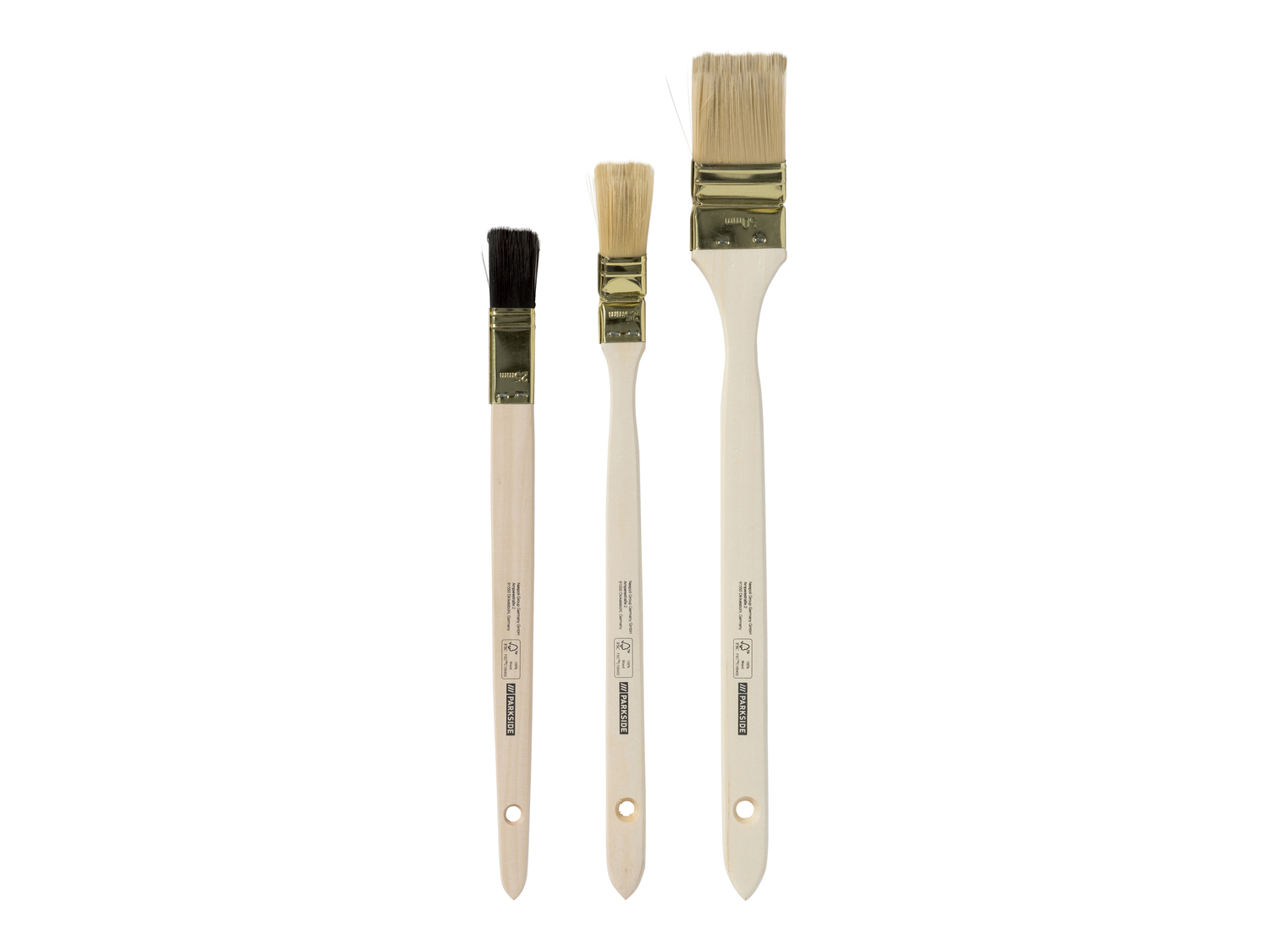 Set pennelli Parkside, prezzo 2.99 €
3 pezzi
Caratteristiche
- FSC no link