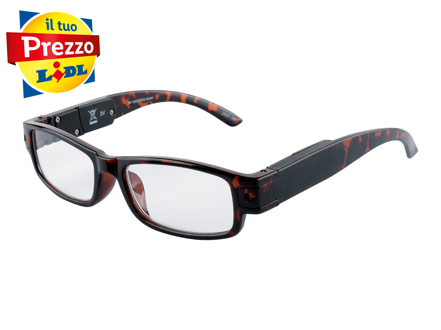 Occhiali da lettura con LED Auriol, prezzo 2.99 €
- Lenti con rivestimento antigraffio
- ...