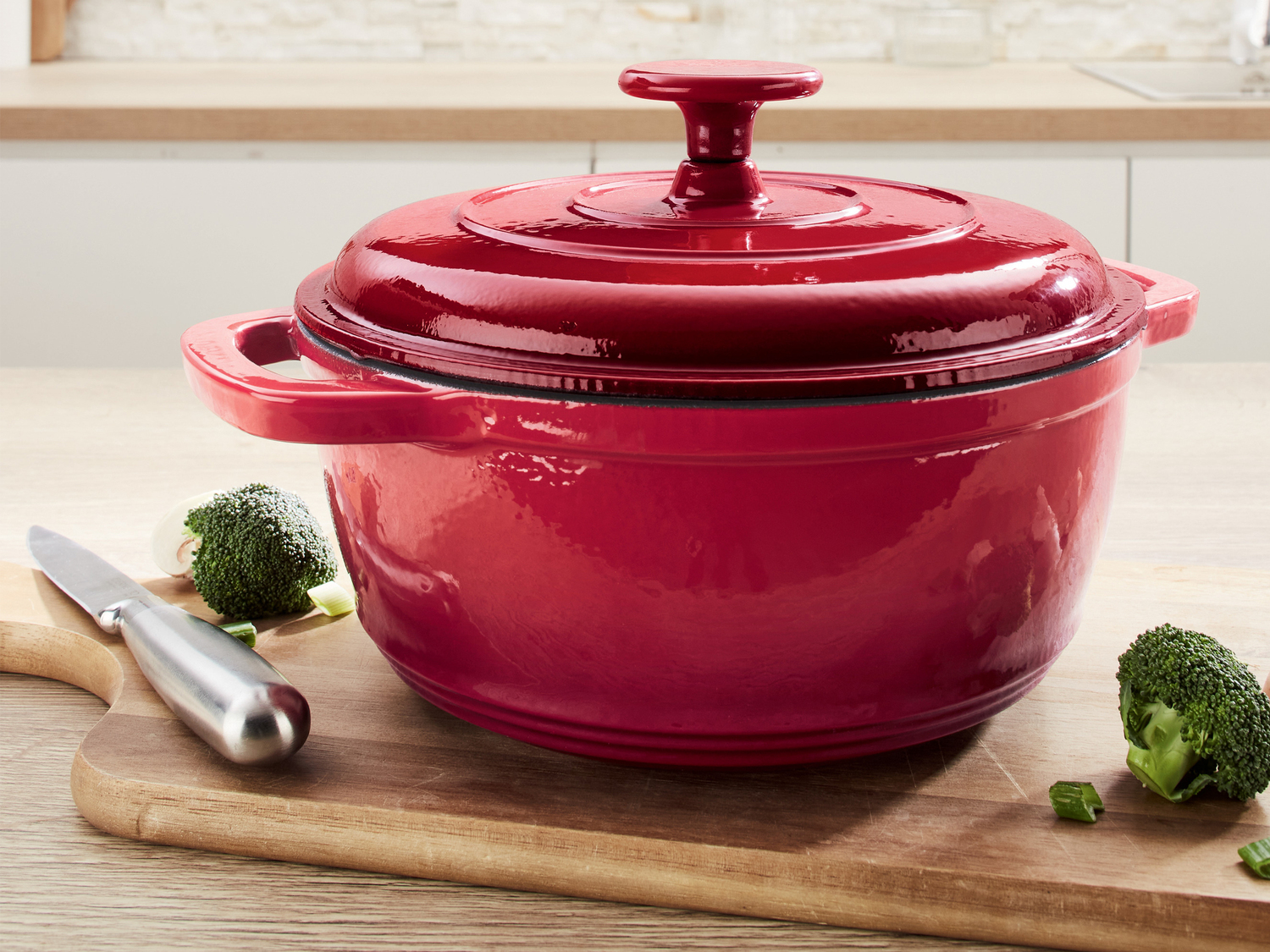 Pentola in ghisa Ernesto, prezzo 27.99 €
Ø 21 cm
- Con sistema a goccia ...