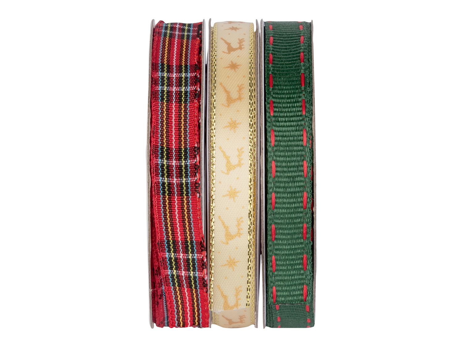 Nastro per pacchi regalo 5 m Crelando, prezzo 1.99 €
3 pezzi
Caratteristiche