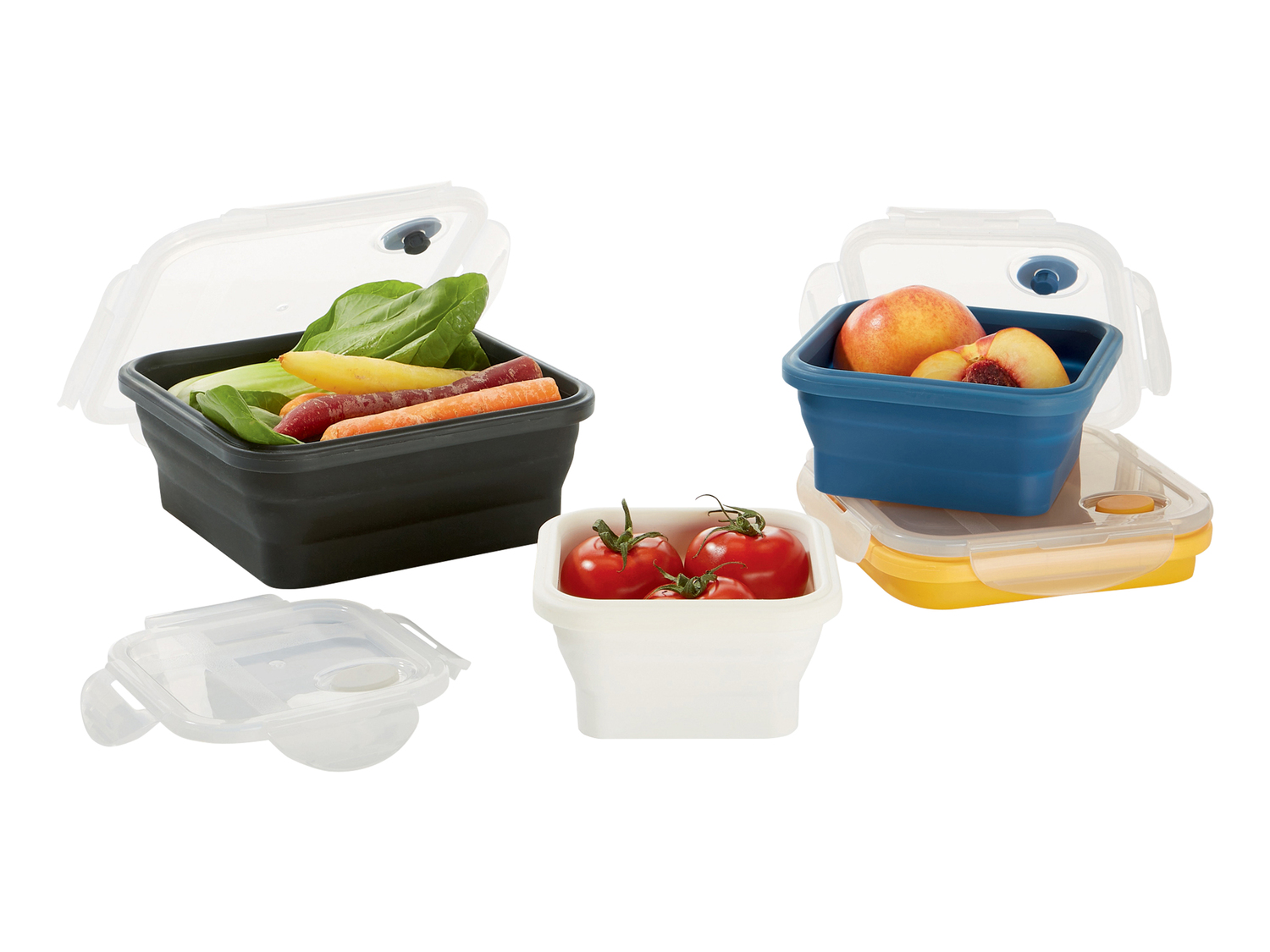 Contenitori salvafreschezza in silicone Ernesto, prezzo 11.99 €
4 pezzi ...