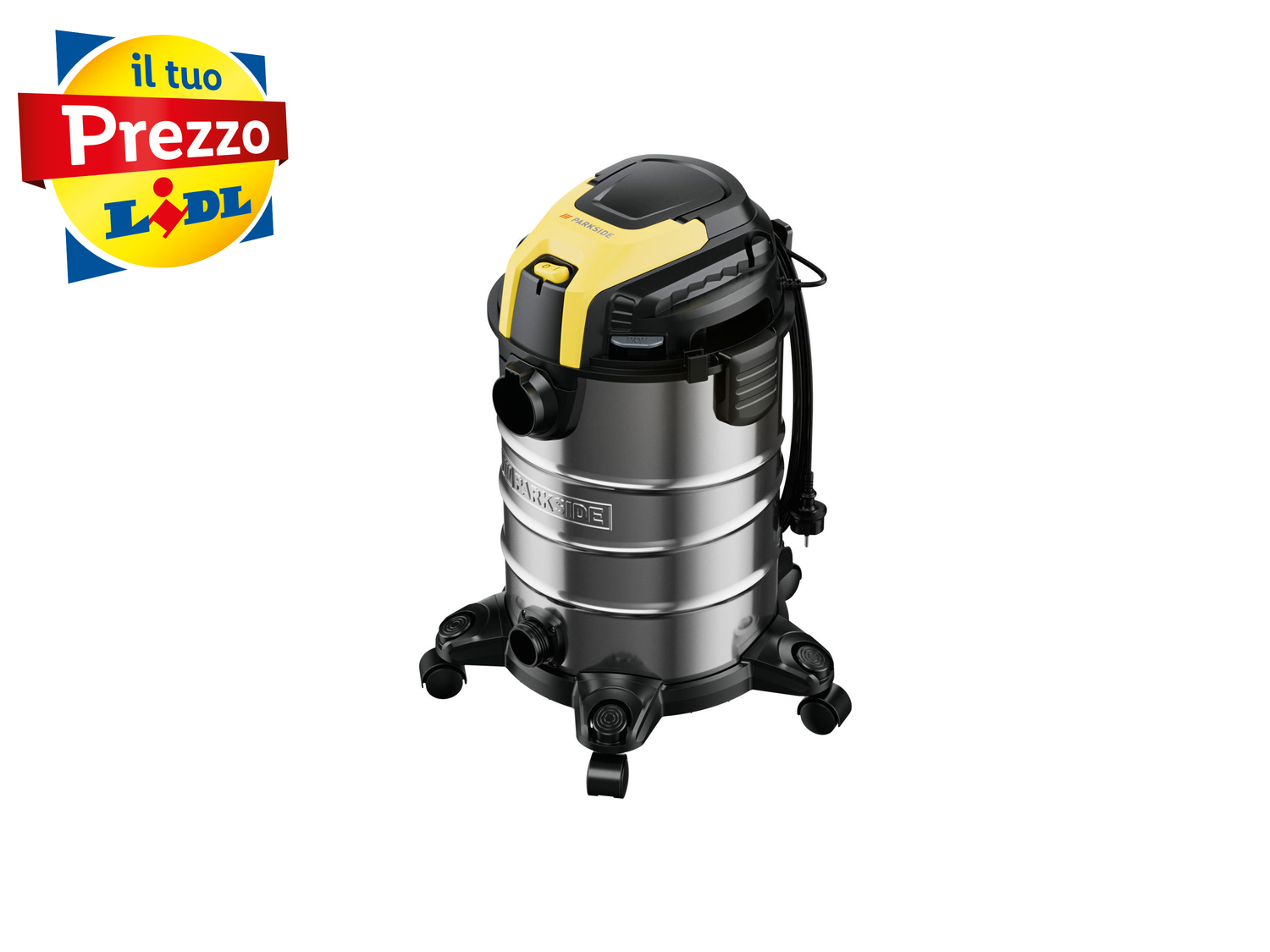 Aspirapolvere-liquidi Parkside, prezzo 49.00 €
- Utilizzabile anche come soffiatore ...