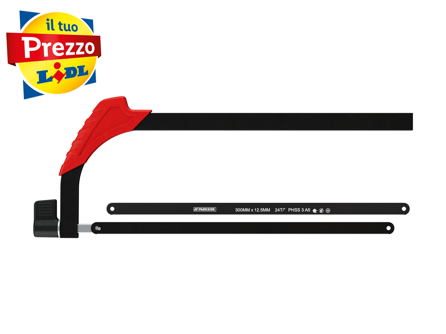 Sega multiuso Parkside, prezzo 9.99 €
3 in 1
- Funzione sblocco rapido ...
