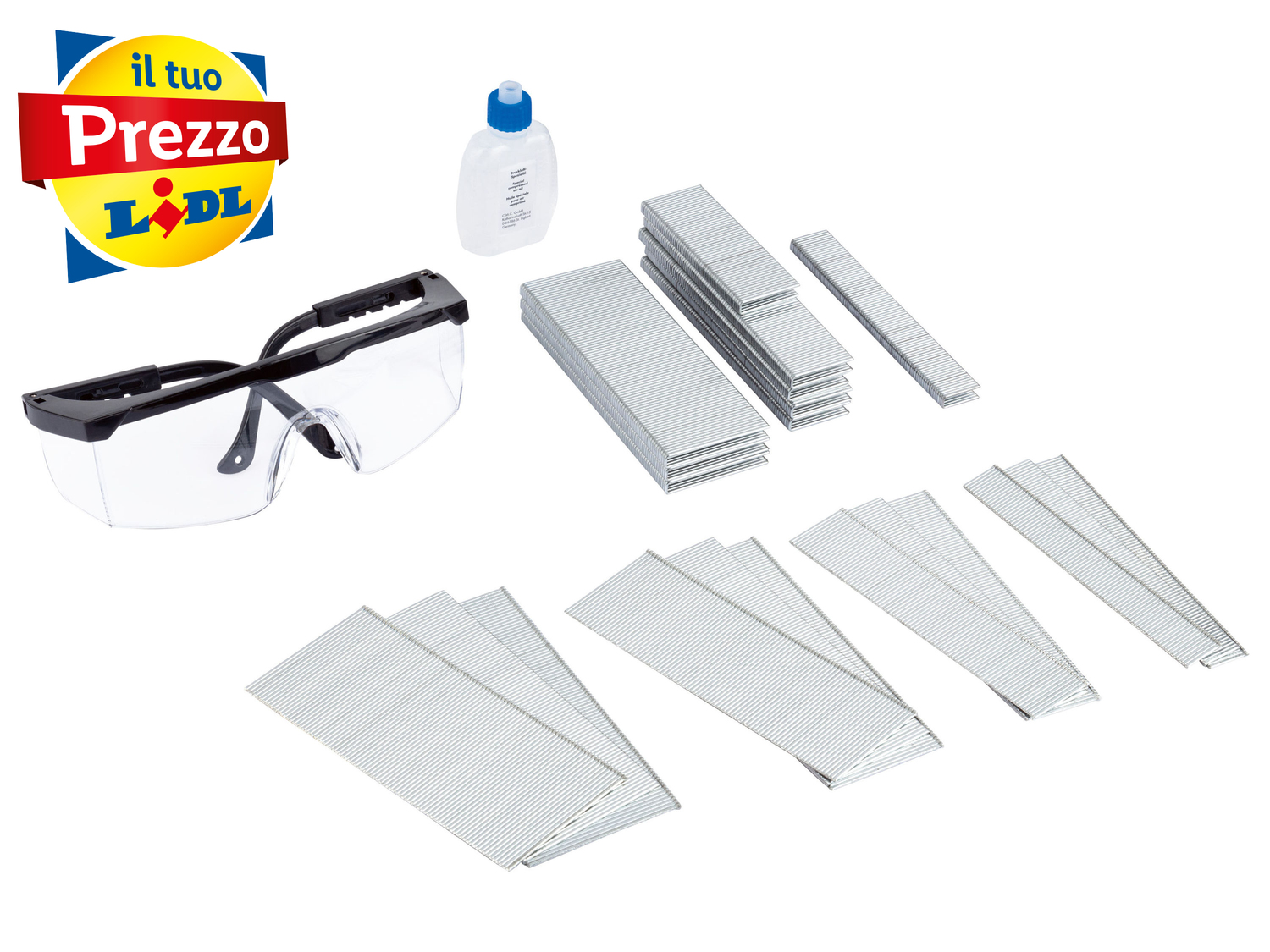 Pistola sparapunti ad aria compressa Parkside, prezzo 19.99 €
- Scatto ...