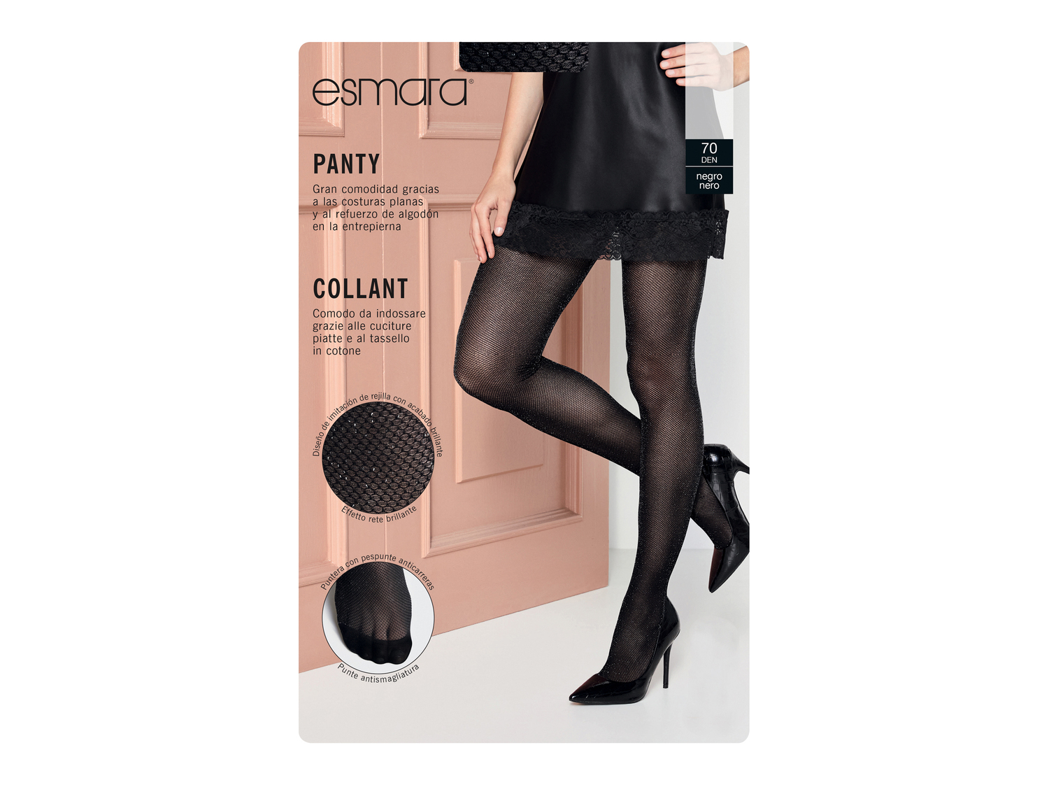 Collant da donna Esmara, prezzo 2.99 €
Misure: S-L
- Con punte rinforzate ...