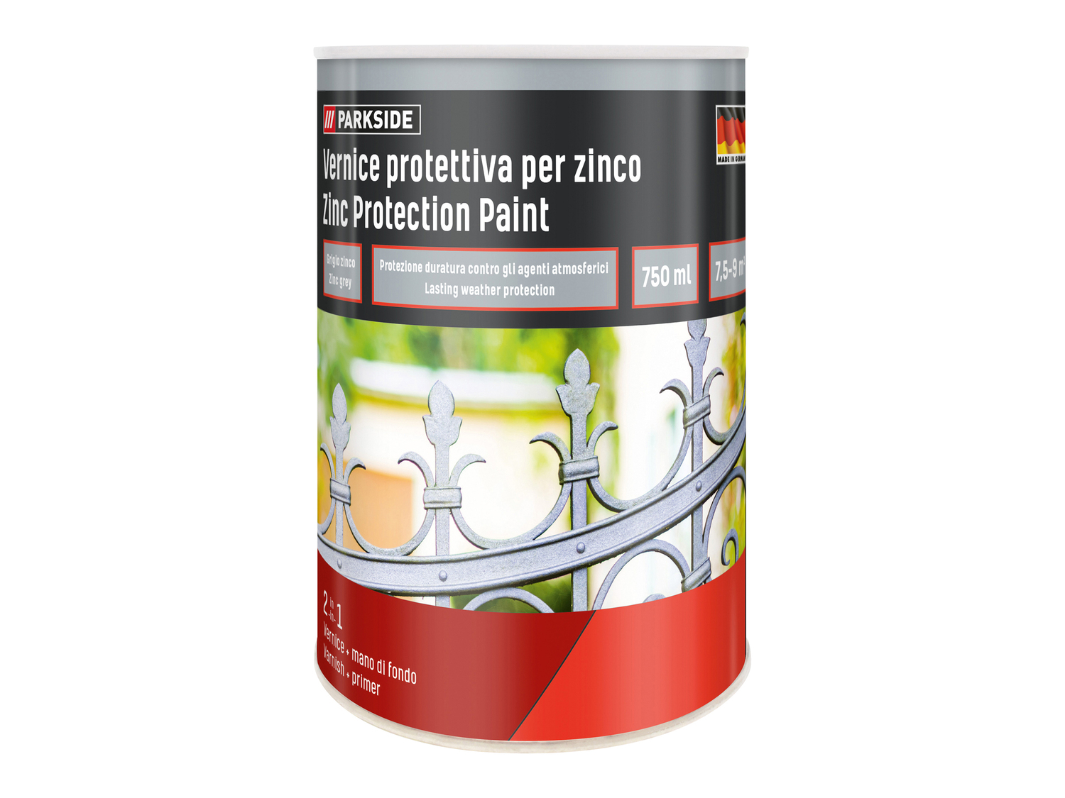 Vernice martellata, per portone del garage o lacca protettiva per zinco Parkside, ...