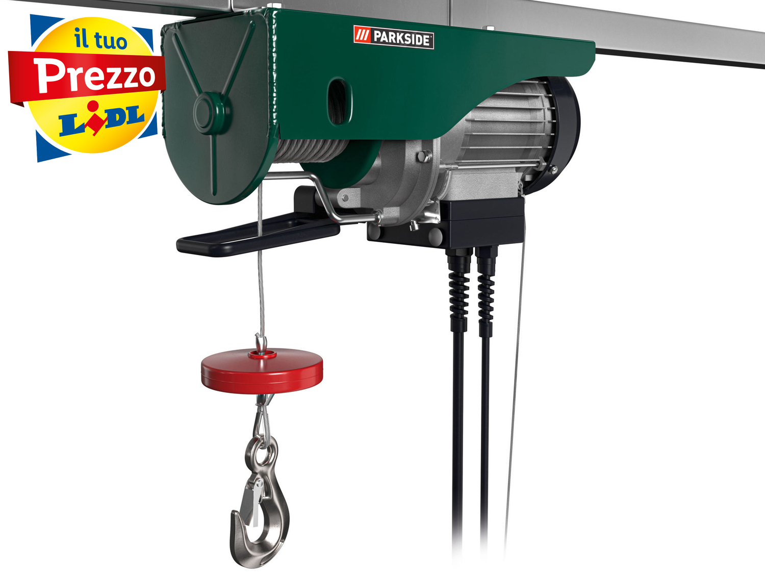 Paranco sollevatore Parkside, prezzo 89.00 &#8364; 
- Con freno automatico per ...