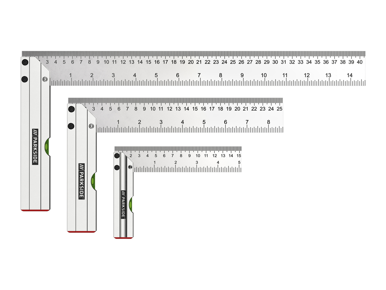 Livella, set squadre o guida di bloccaggio e di taglio Parkside, prezzo 7.99 € ...