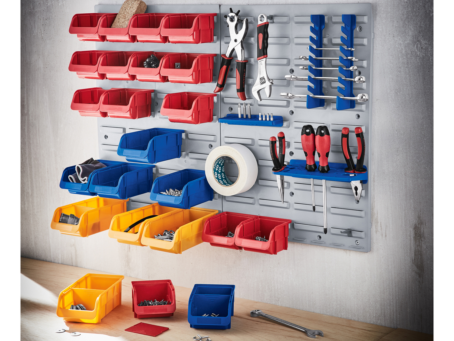 Set portaminuteria da parete Parkside, prezzo 34.99 €
75 pezzi
- 2 elementi ...