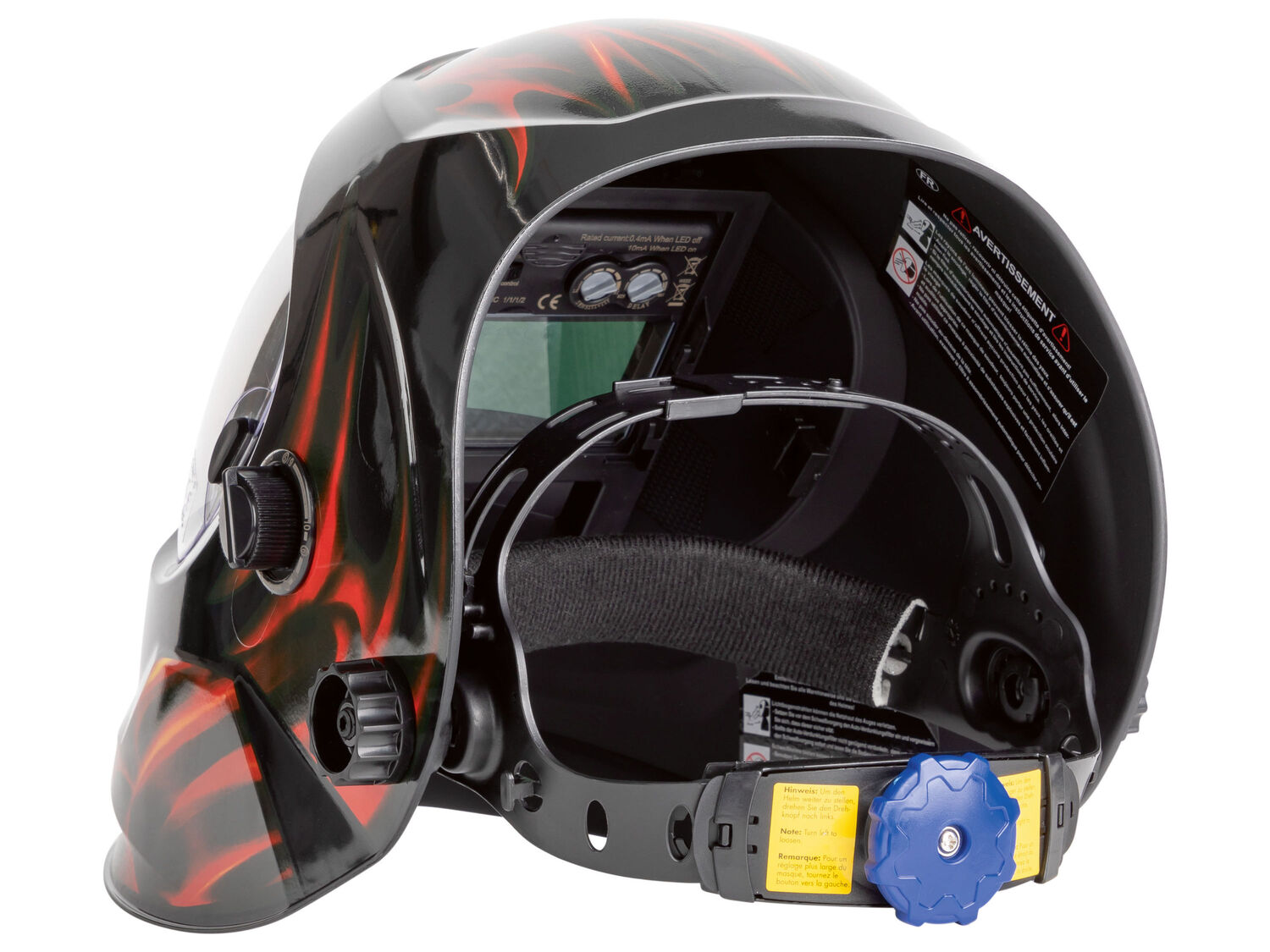 Maschera automatica da saldatore con LED Parkside, prezzo 29.99 €
- Adatta ...