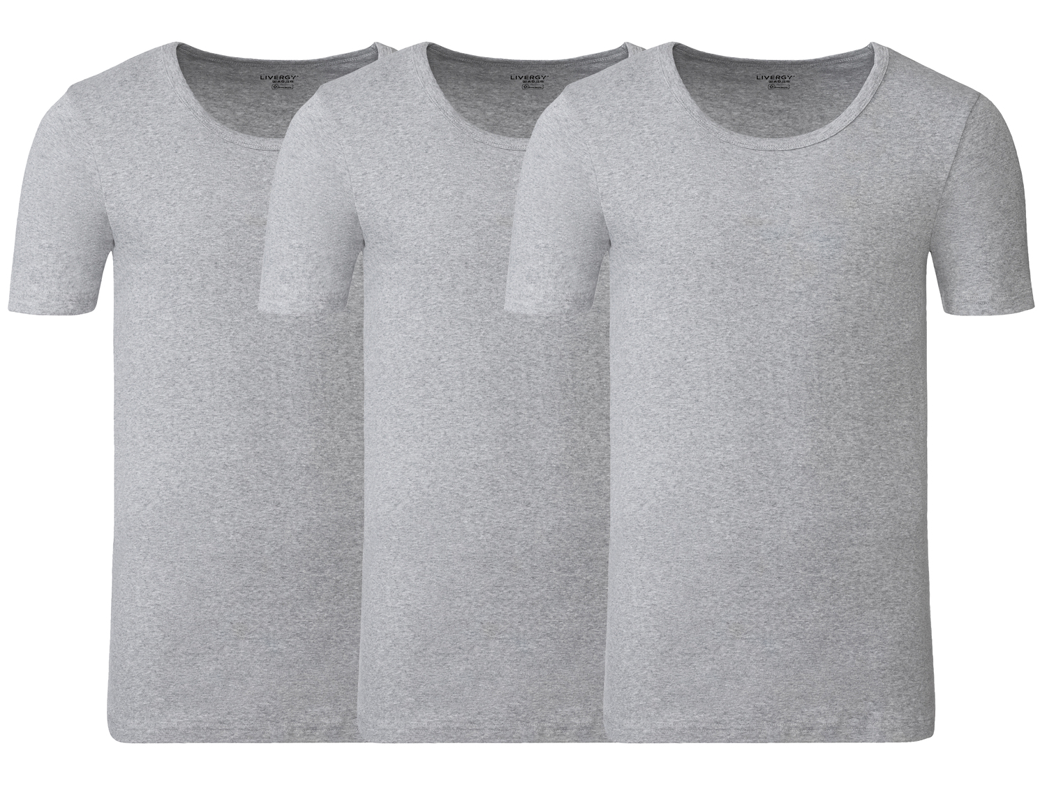 T-shirt intima da uomo Livergy, prezzo 11.99 €
3 pezzi - Misure: M-XL ...