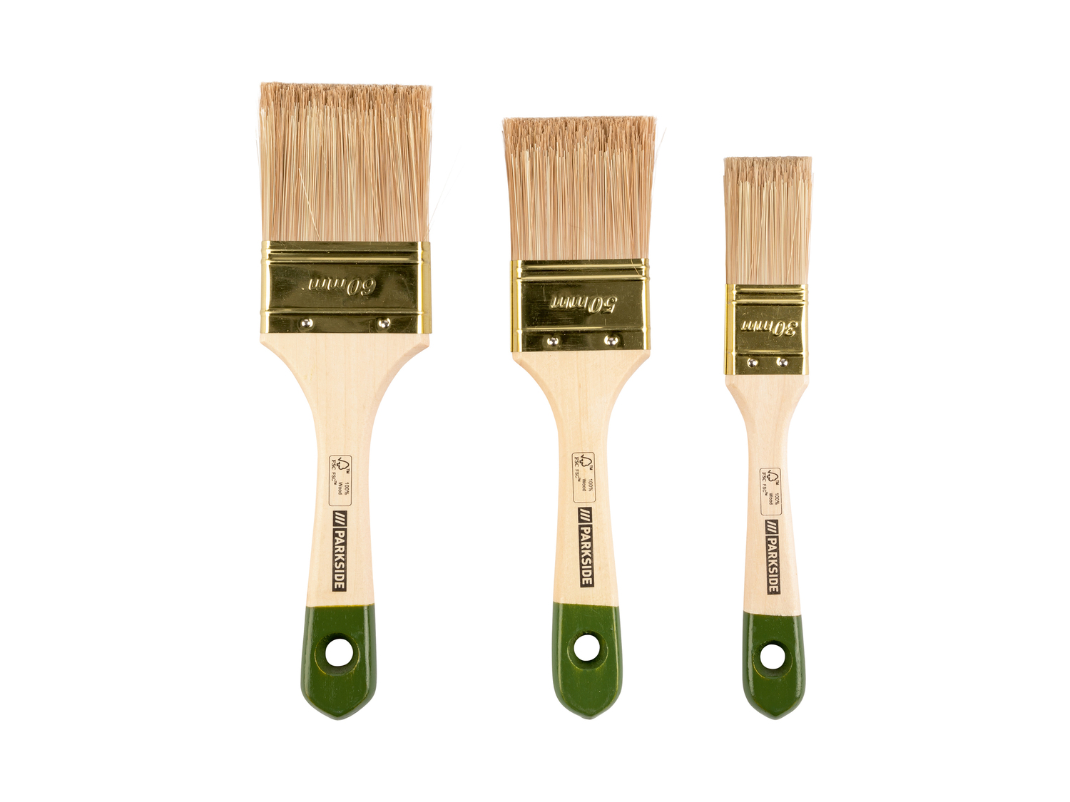 Set pennelli Parkside, prezzo 3.99 €
3 pezzi
- Setole in fibra sintetica
- ...