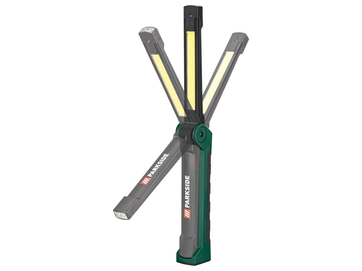 Lampada da lavoro ricaricabile Parkside, prezzo 12.99 &#8364; 
- Corpo pieghevole ...