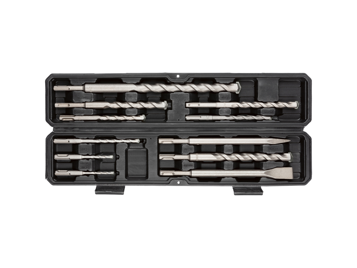 Set punte o set punte e scalpelli per trapano a percussione Parkside, prezzo 14.99 ...
