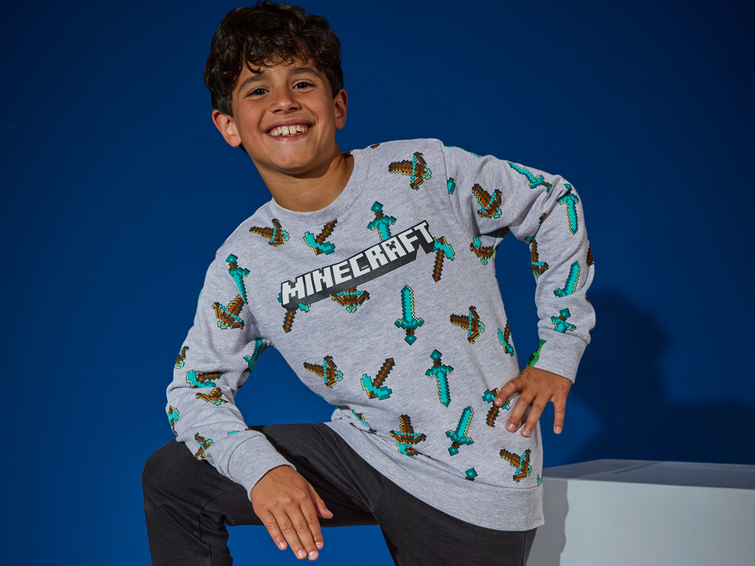 Felpa da bambino Minecraft, prezzo 9.99 &#8364; 
Misure: 2-10 anni
Taglie disponibili

Caratteristiche

- ...