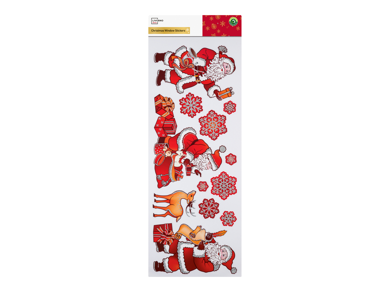 Decorazioni natalizie per finestre Livarno, prezzo 0.99 €
- Adesive e ...
