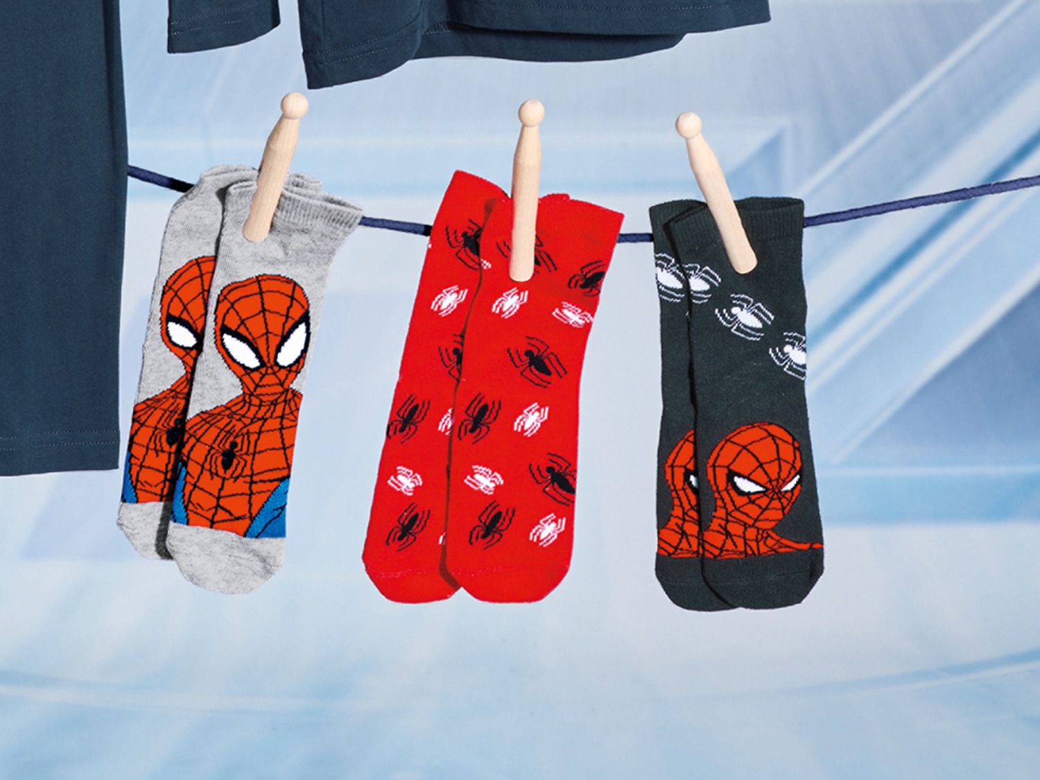 Calzini da bambino The Avengers, Spiderman, Star Wars Oeko-tex, prezzo 3.49 € ...