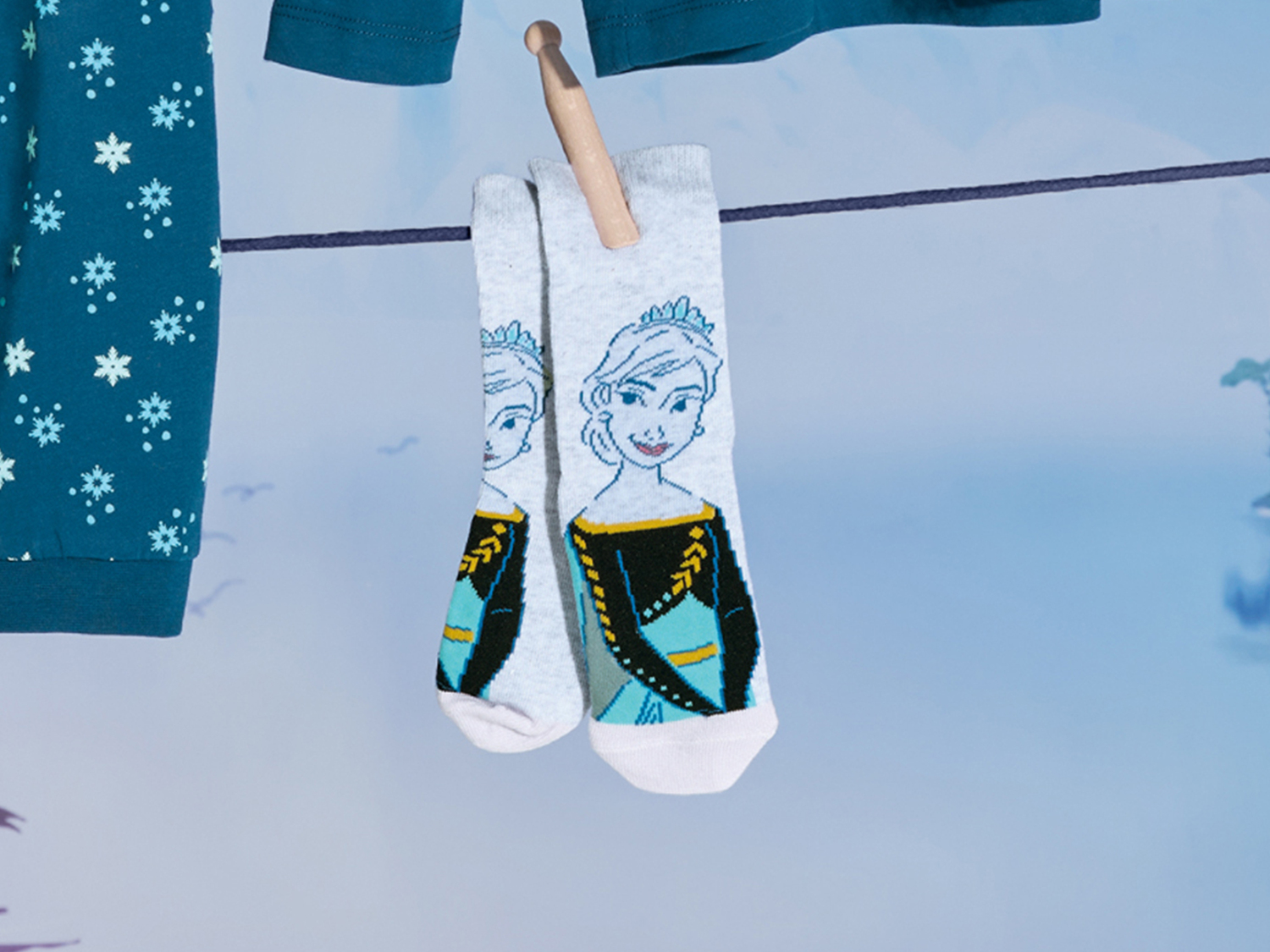 Calzini da bambina Frozen, Il Re Leone, Disney Princess Oeko-tex, prezzo 3.49 € ...