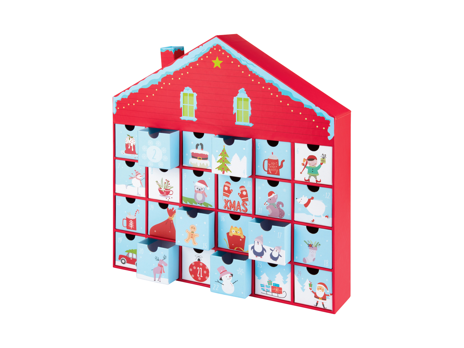Calendario dellAvvento con cassetti Livarno, prezzo 9.99 €
- Da riempire ...