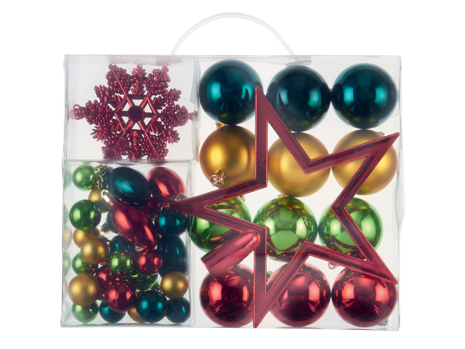 Decorazioni per albero di Natale Livarno, prezzo 9.99 €
51 pezzi
- Cordini ...