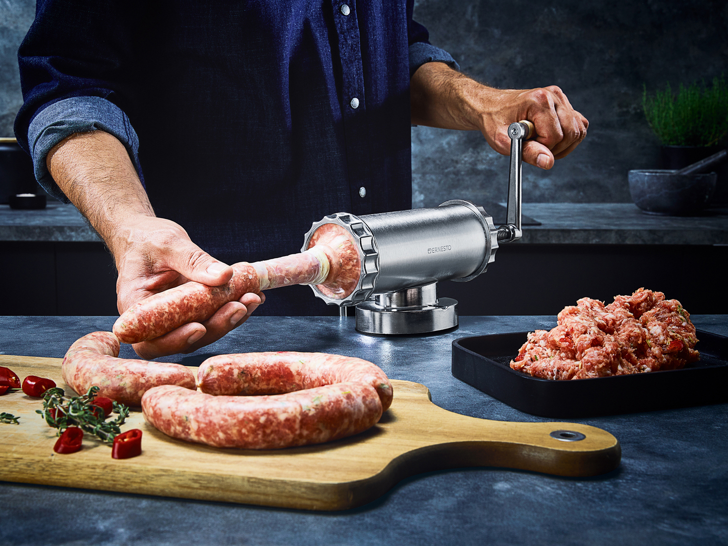 Insaccatrice manuale per salsicce Ernesto, prezzo 24.99 €
- Con ventosa ...