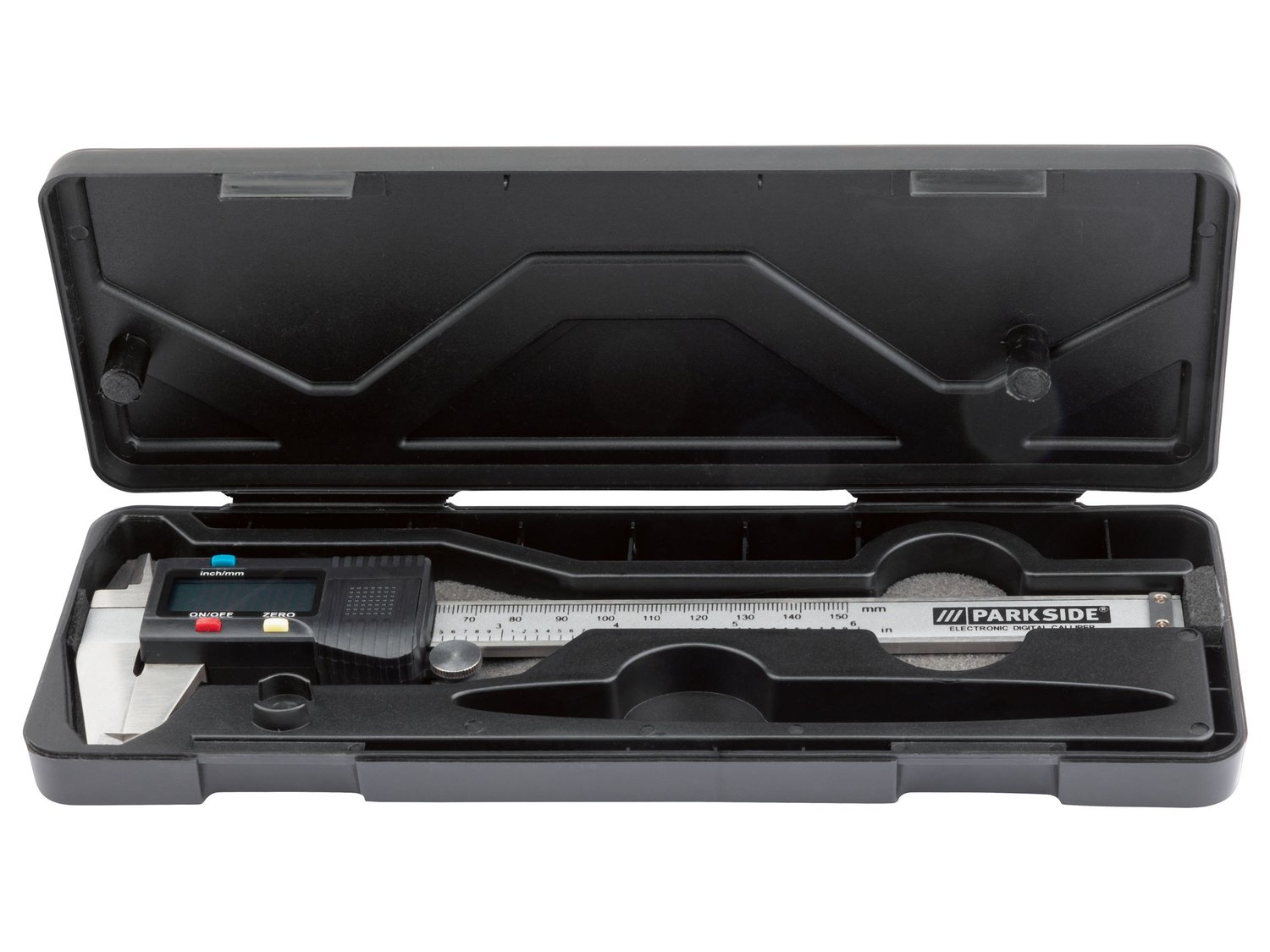 Calibro o goniometro digitale Parkside, prezzo 11.99 €
- Valore zero ...