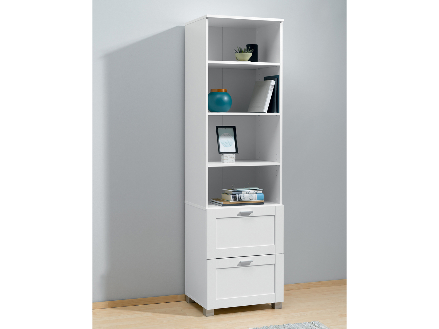 Mobiletto con 4 scomparti e 2 cassetti Livarno, prezzo 99.00 €
- Cassetti ...