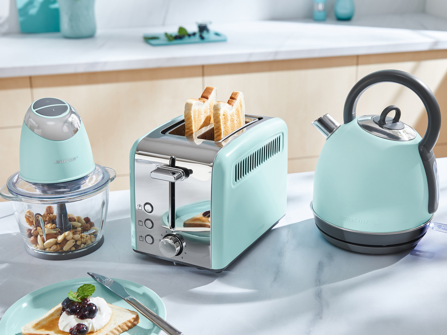 Tritatutto elettrico Silvercrest Kitchen Tools, prezzo 19.99 €
- Con ...