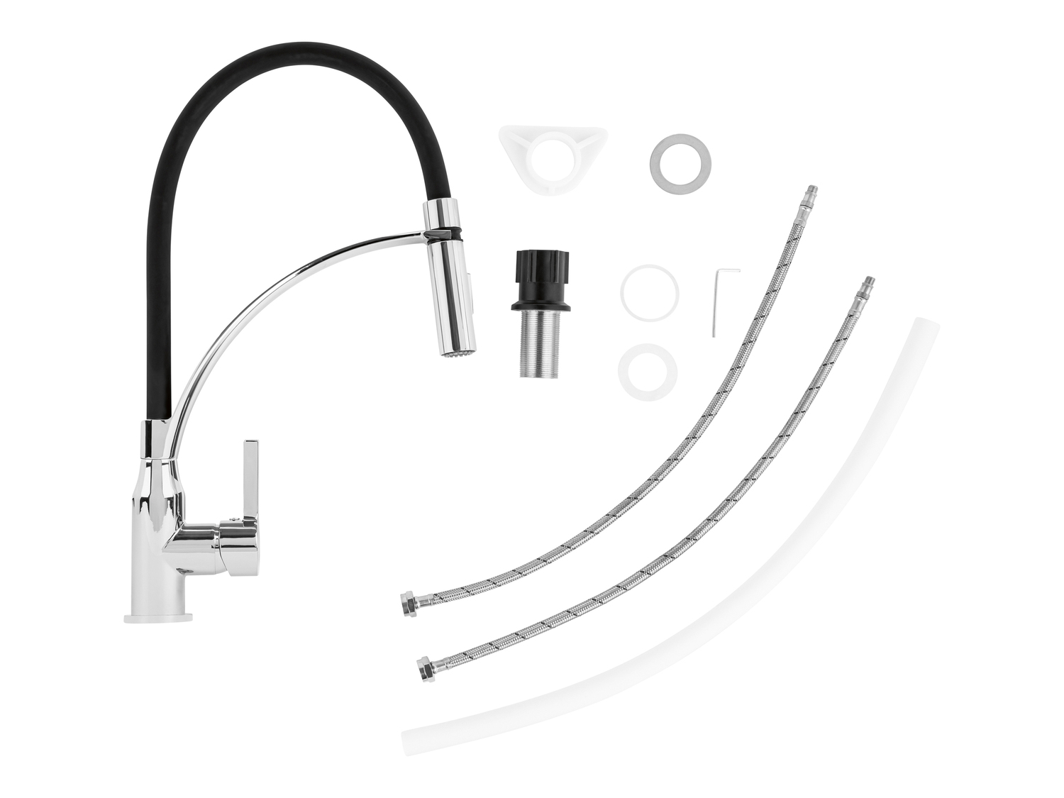 Miscelatore da cucina con doccetta estraibile Livarno, prezzo 49.00 € ...