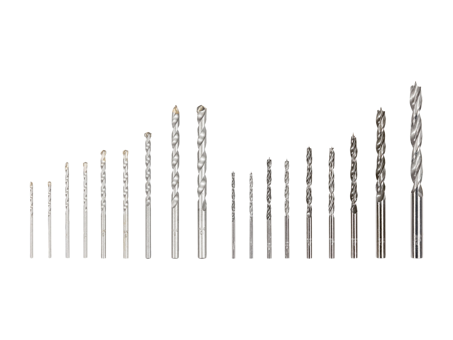 Set punte da trapano per acciaio o per legno e pietra Parkside, prezzo 11.99 &#8364; ...