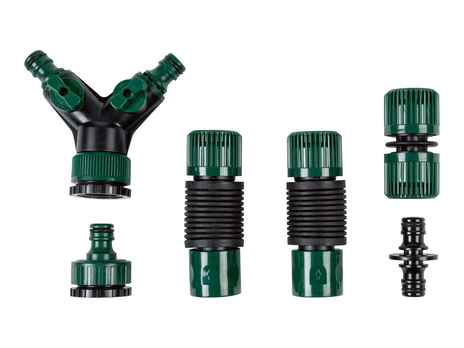 Connettori per irrigazione Parkside, prezzo 3.99 &#8364; 
- Set raccordi per ...