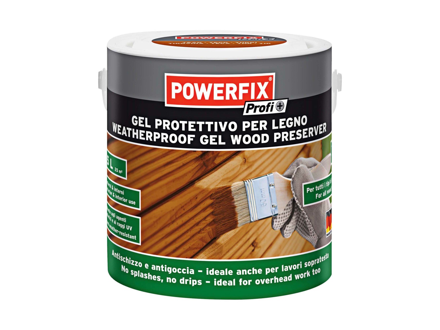Gel protettivo per legno 2,5 L Powerfix, prezzo 9.99 &#8364; 
- Per esterni ...