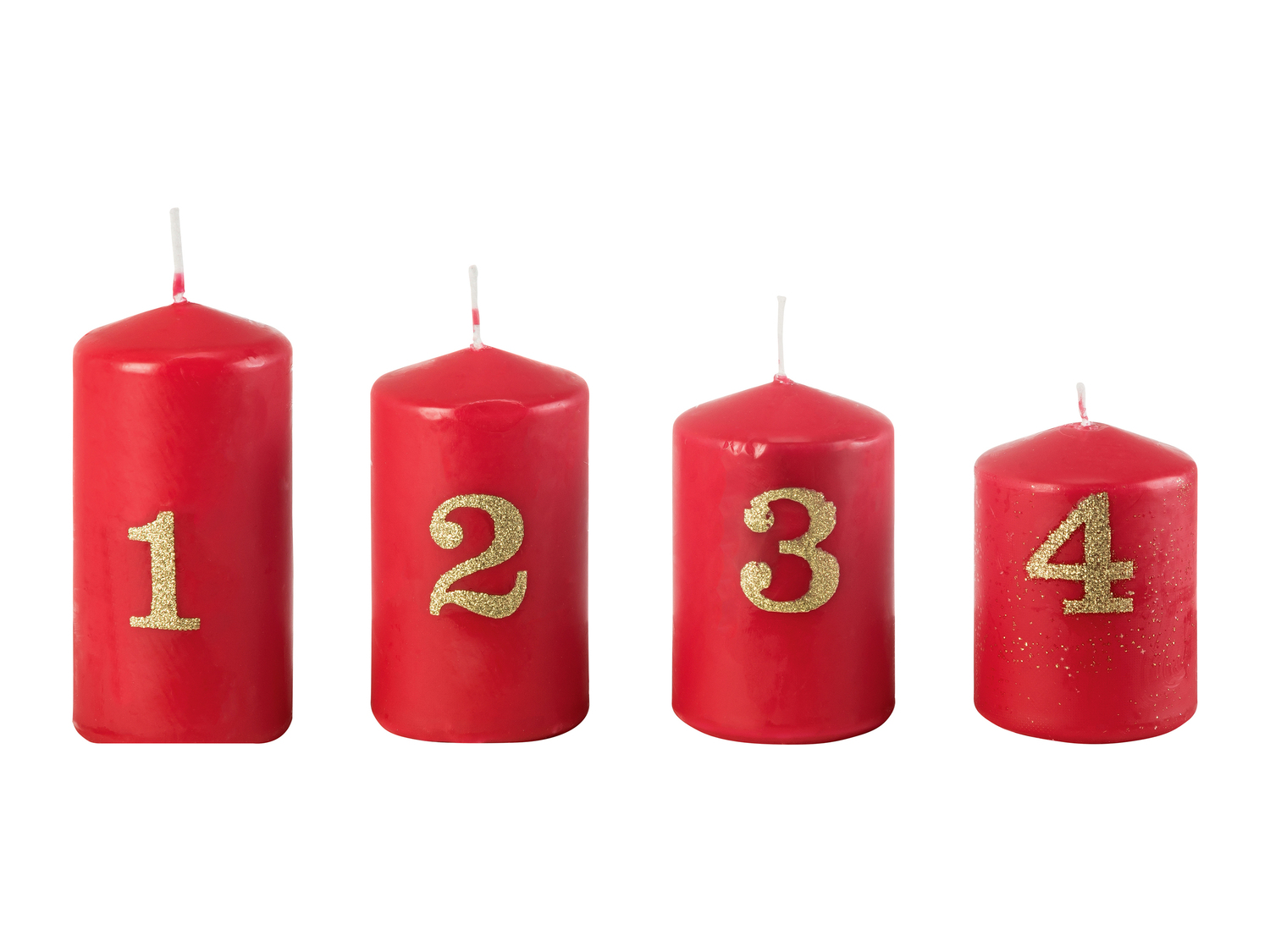 Set candele Melinera, le prix 1.99 €
4 pezzi
Caratteristiche