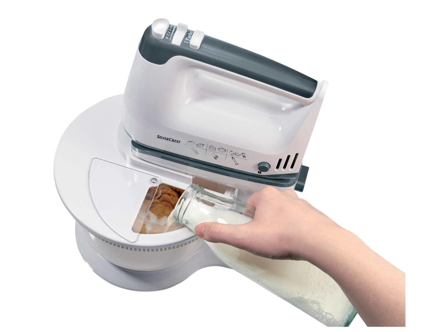 Sbattitore multifunzione con ciotola Silvercrest Kitchen Tools, le prix 24.99 € ...