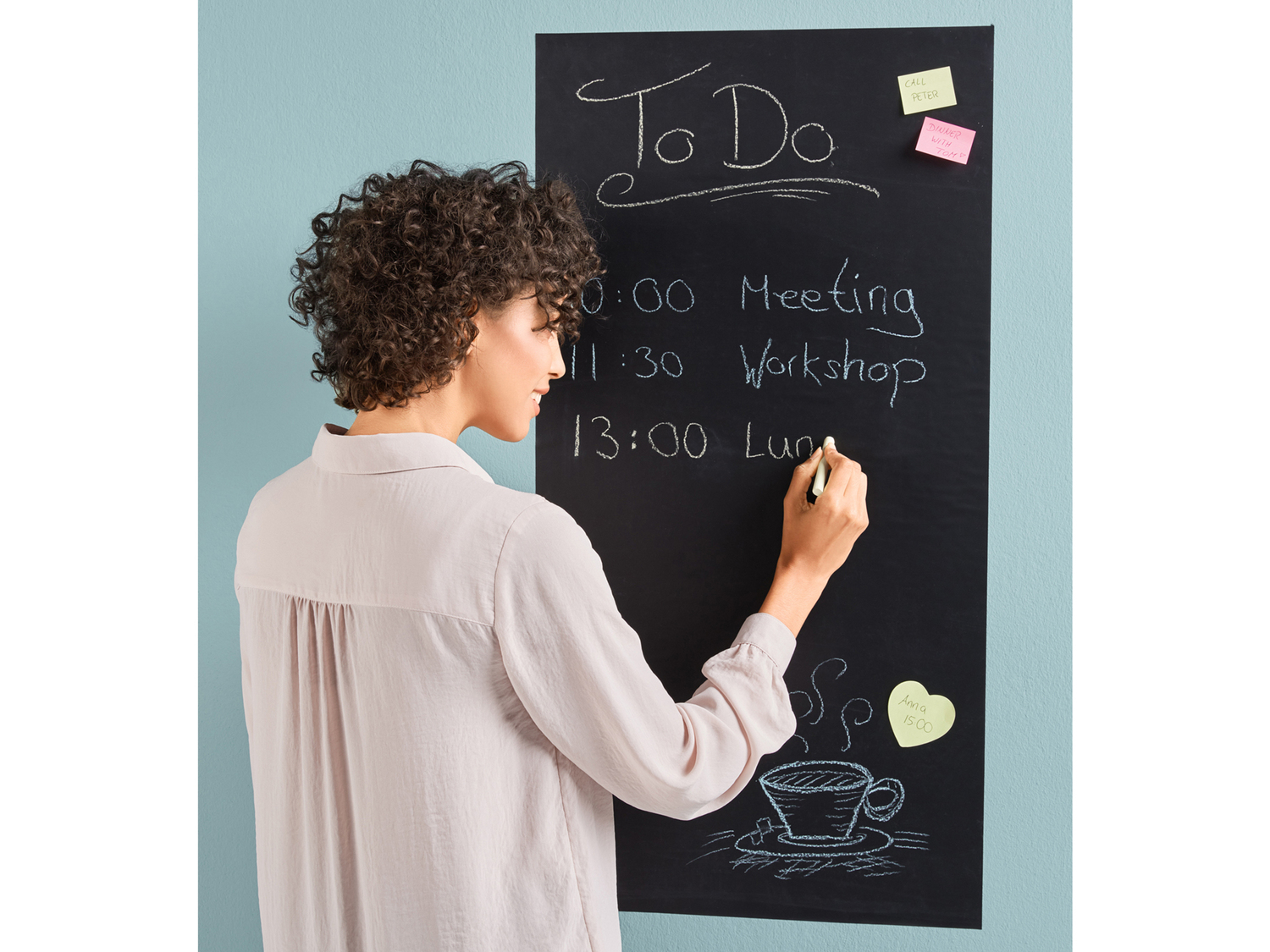 Lavagna autoadesiva United Office, prezzo 3.99 €
45 x 200 cm (ritagliabile) ...