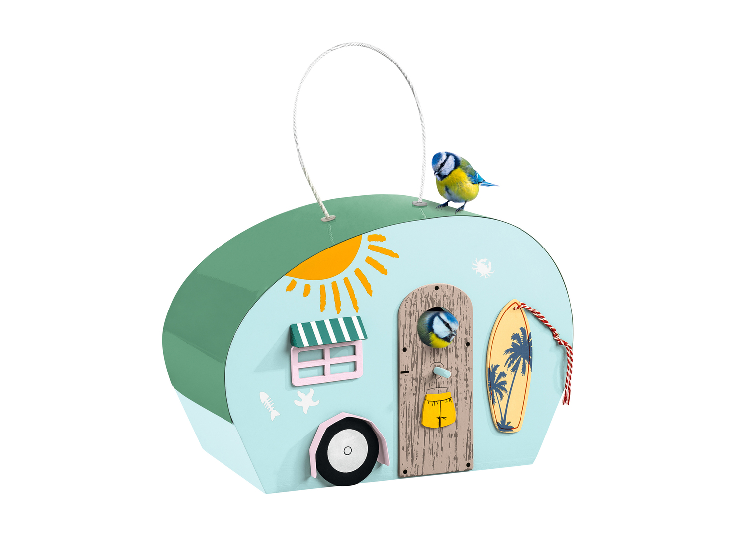 Casetta per uccelli Florabest, prezzo 9.99 €
- Nastrino in acciaio per ...