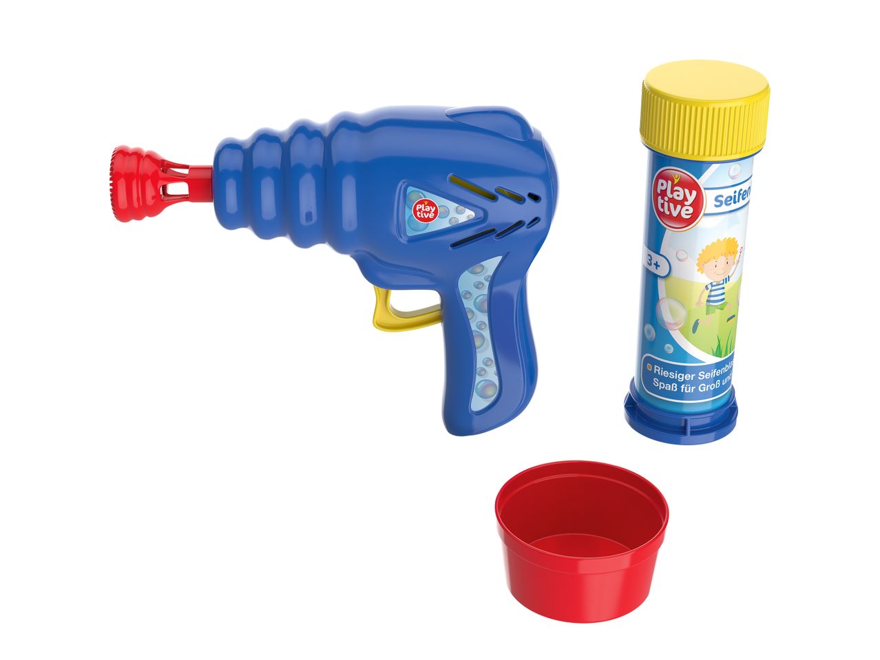 Set bolle di sapone , prezzo 3,49 EUR 
Set bolle di sapone 
- Et&agrave;: 3+
A ...