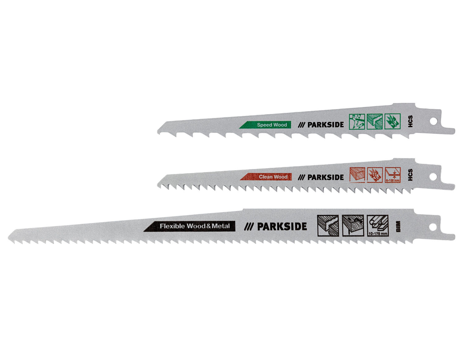 Lame per seghetto elettrico Parkside, prezzo 3.99 €
3 pezzi
Caratteristiche