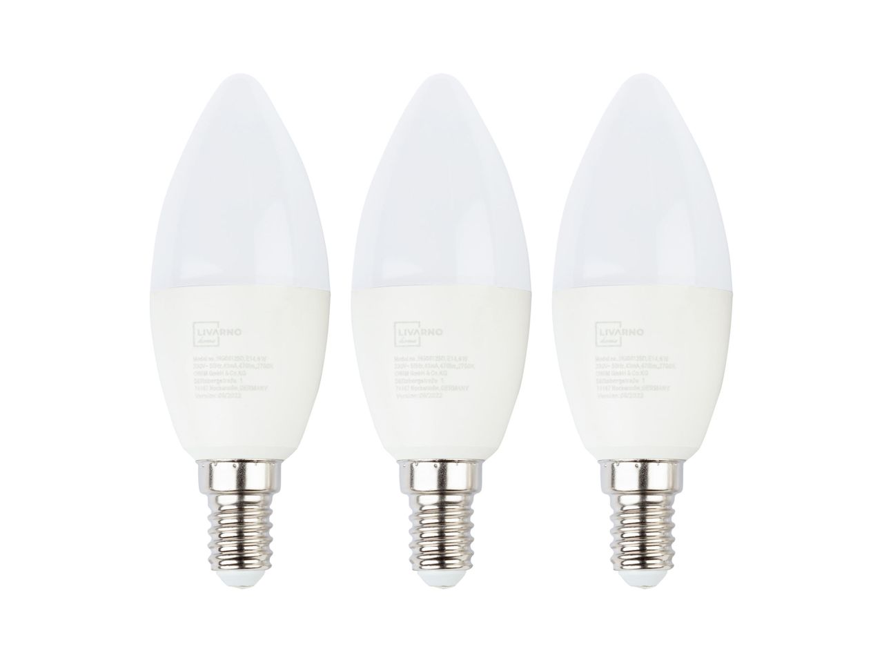 Lampadina LED , prezzo 3.49 EUR
Lampadina LED 2 o 3 pezzi
- 2700 K
- Bianco caldo
A ...