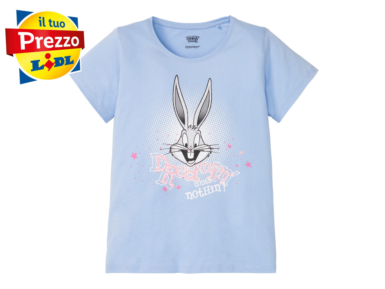 Pigiama corto da donna La carica dei 101, Minnie Mouse, Bugs Bunny Oeko-tex, prezzo ...