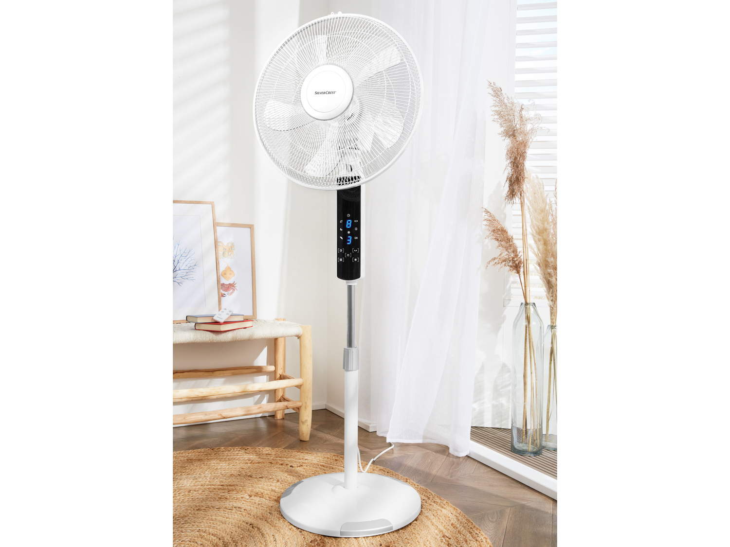 Ventilatore a piantana Silvercrest, prezzo 49.00 €
- Schermo LED e telecomando
- ...