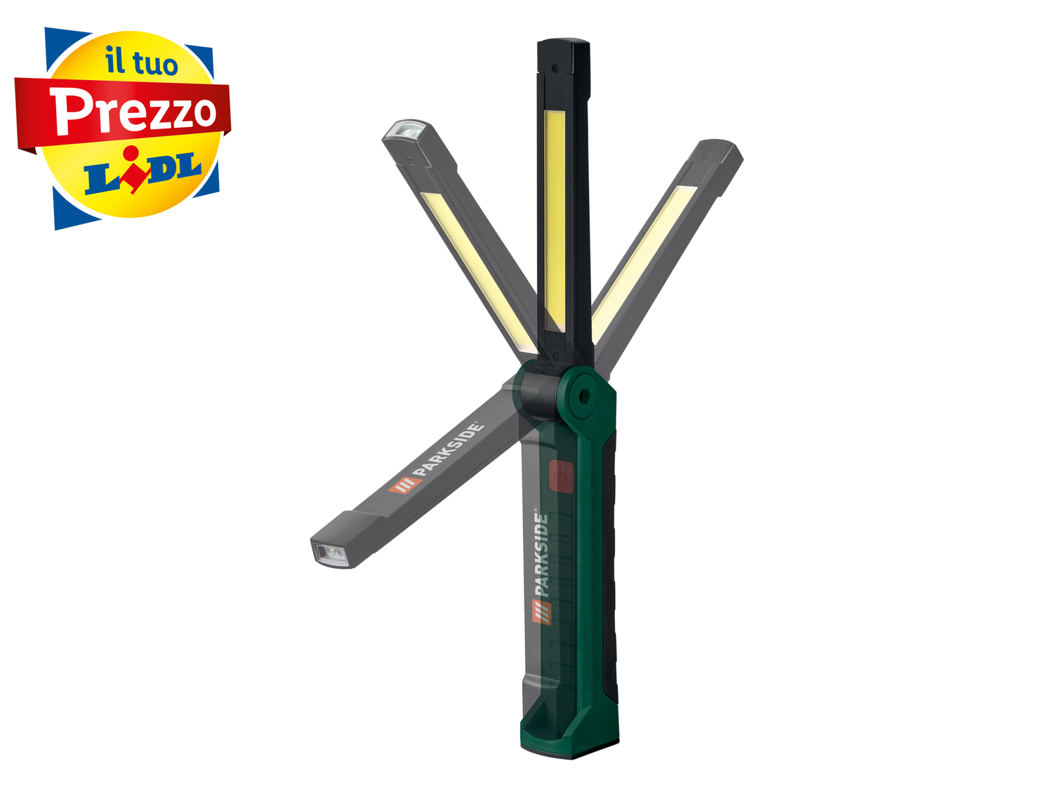 Lampada da lavoro ricaricabile Parkside, prezzo 14.99 €
- 2 intensità
- Ulteriore ...