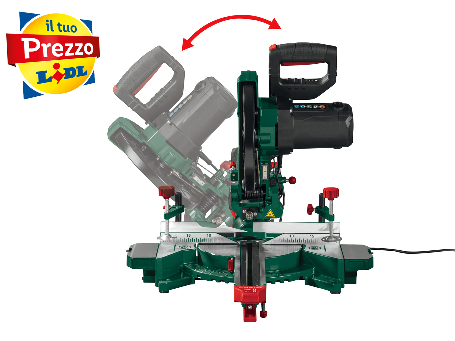 Sega circolare multifunzionale per tagli obliqui Parkside, prezzo 119.00 €
- ...