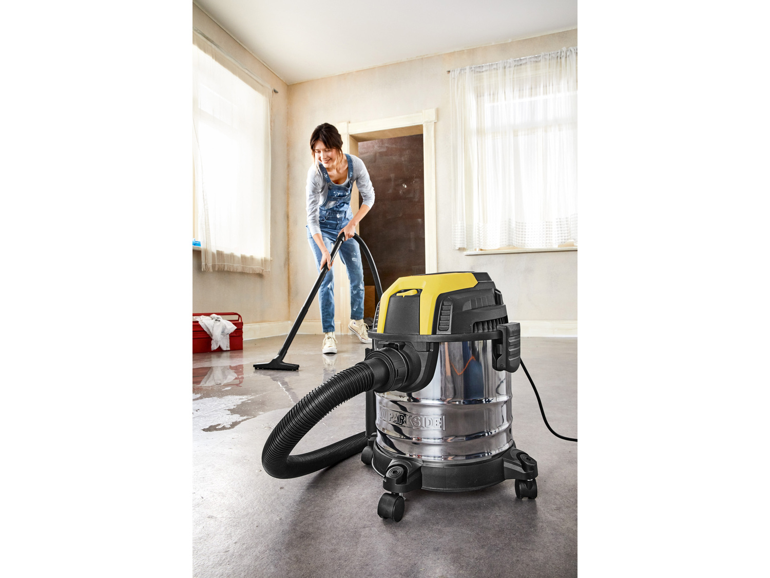 Aspirapolvere-liquidi Parkside, prezzo 39.99 €
- Utilizzabile anche come soffiatore
- ...