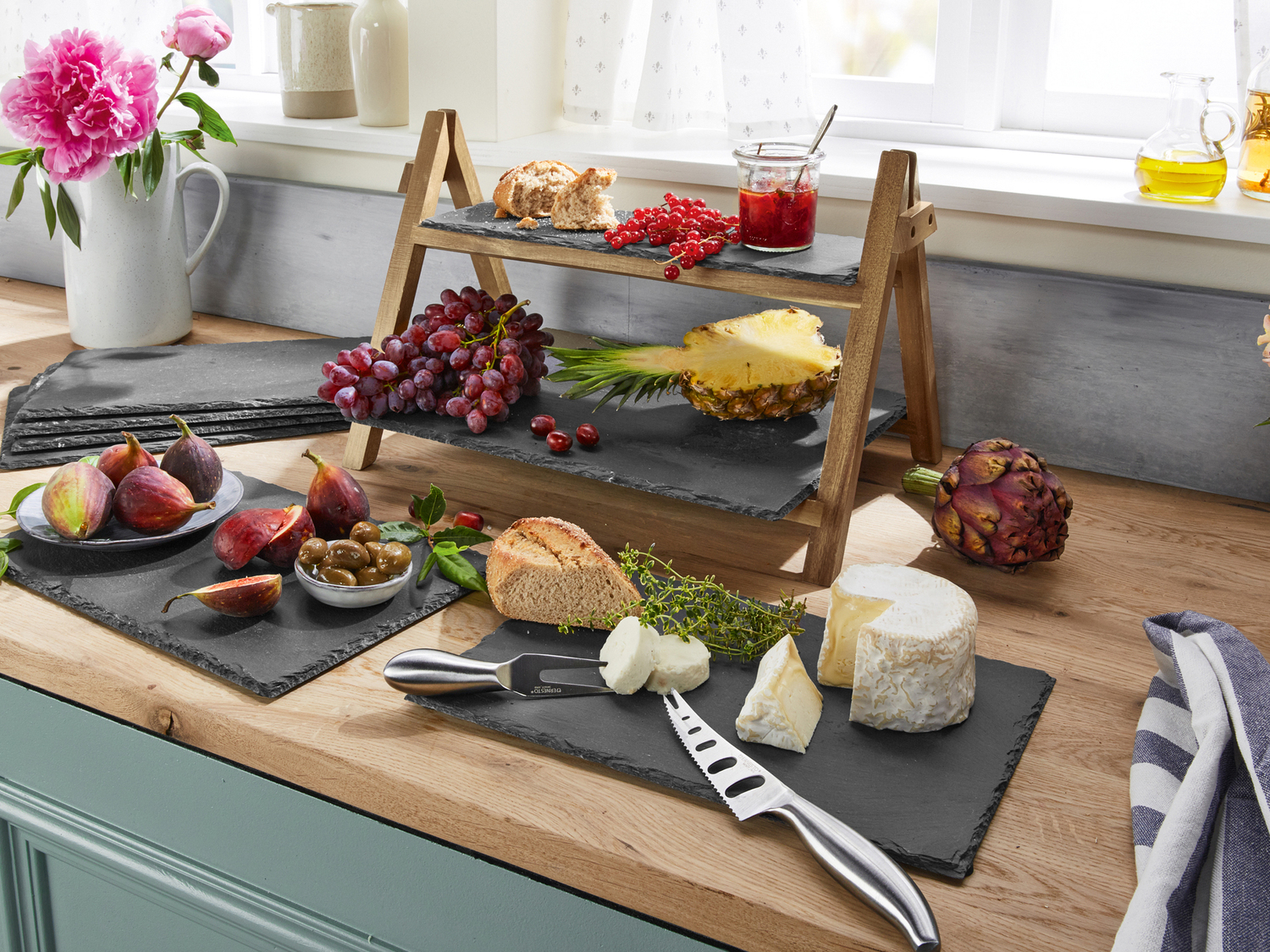 Alzata o set vassoi in ardesia Ernesto, prezzo 11.99 €
- Ardesia naturale
- ...
