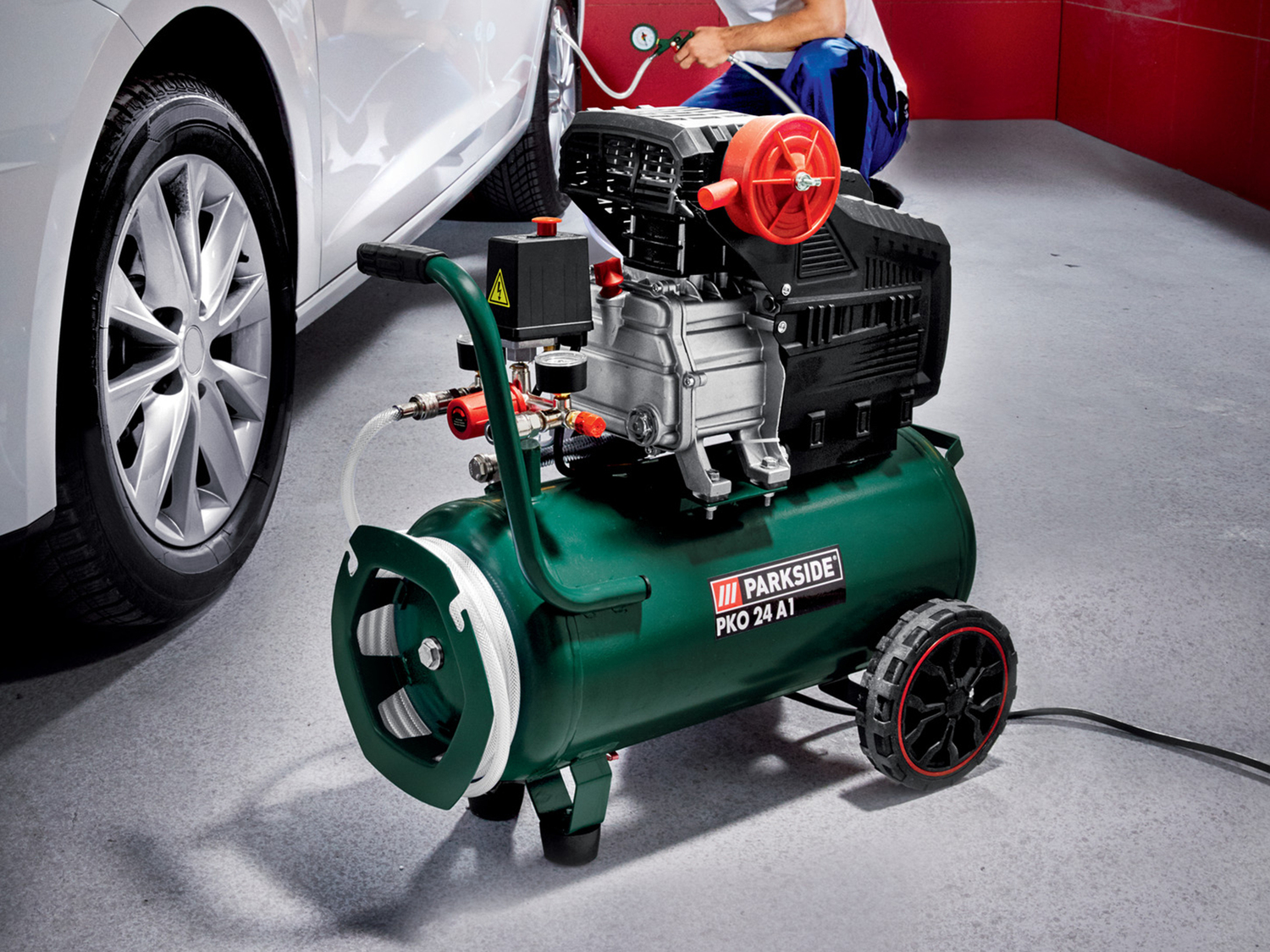 Compressore Parkside PKO 24 A1, prezzo 99.00 €
24 L
- Motore con lubrificazione ...