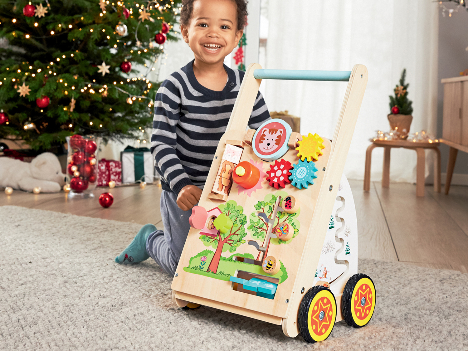 Triciclo, cavallo a dondolo o carrello primi passi in legno Playtive, prezzo 19.99 ...