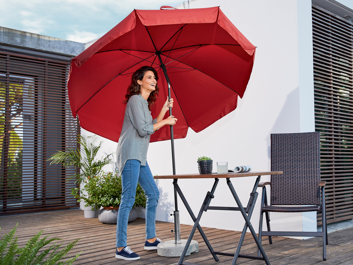 Ombrellone Parkside, prezzo 14.99 €
Ø 180 cm
- Con funzione di piegatura ...